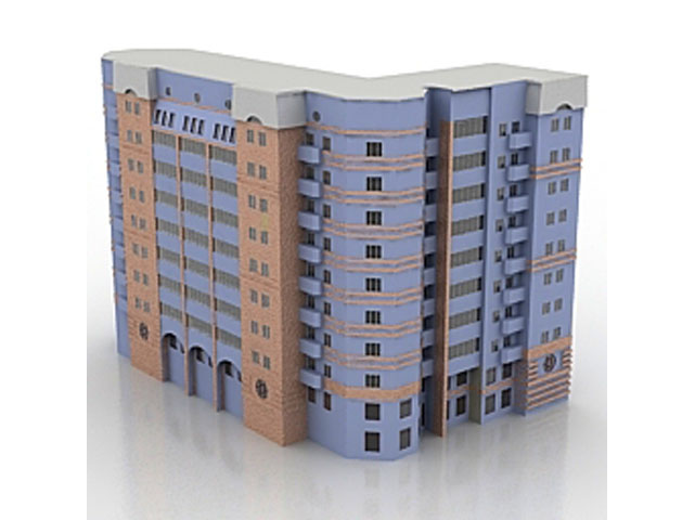 Free Building N 3D model_2_2_1_1 For Architecture 3Ds Max Model Download